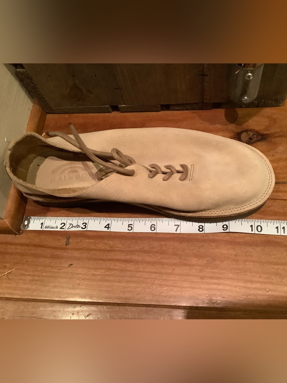 Rainbow Men's Mocca Shoe Lace-Up Loafer in Sierra Brown - Picture 11 of 12